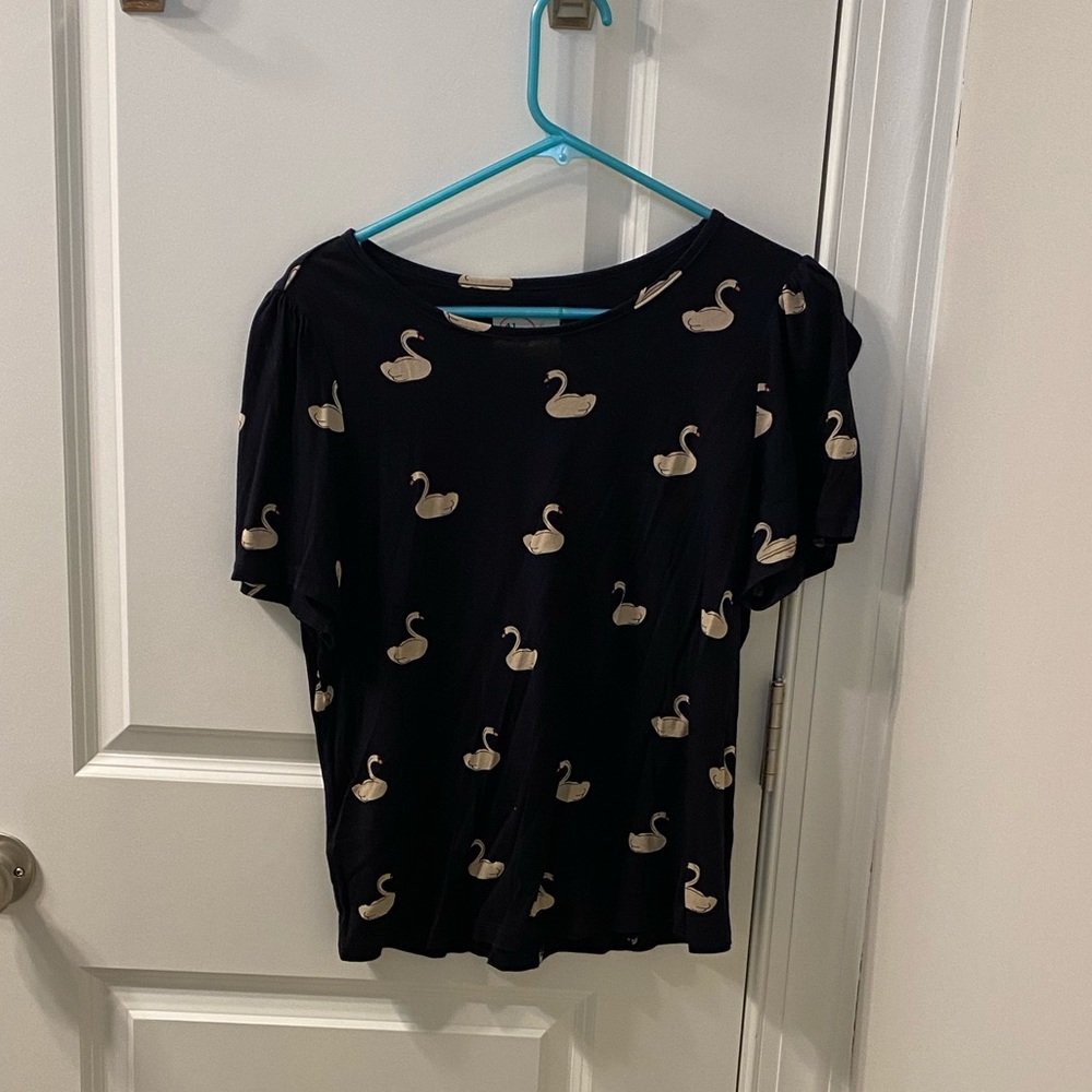 Swan Print Tee
